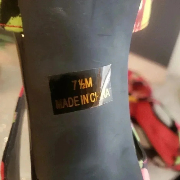 Penny Loves Kenny Bright Floral Heels - Picture 9 of 10